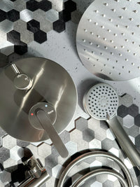 Set Doccia Da Incasso Rea Ontario Brush Nickel + Box