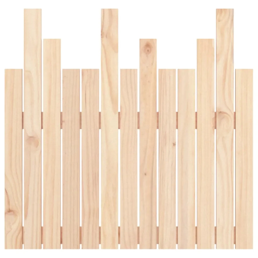 Testiera da Parete 82,5x3x80 cm in Legno Massello di Pino