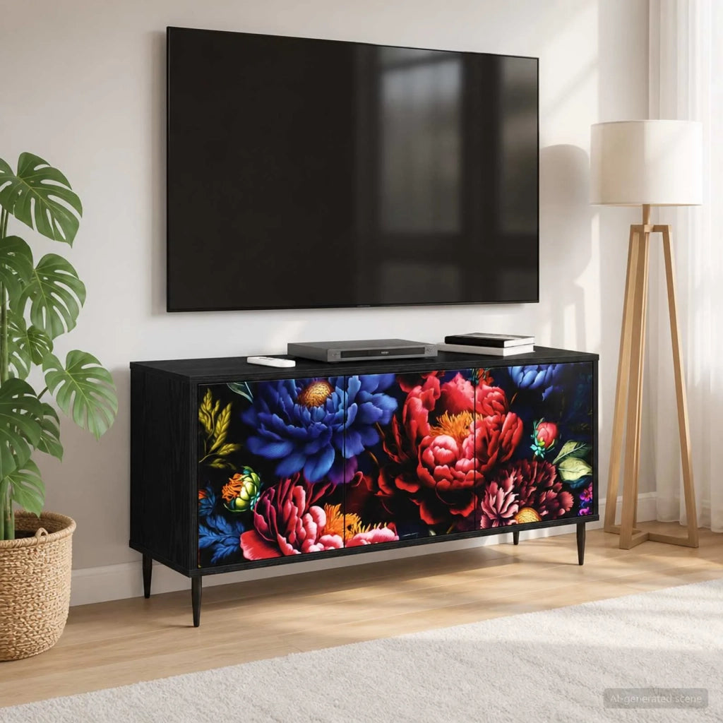 Mobile TV KIEL 102 x 33 x 51 cm Rovere Nero 8007103