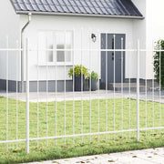 Recinzione per Giardino 6 pcs Bianco 170 x 165 cm
