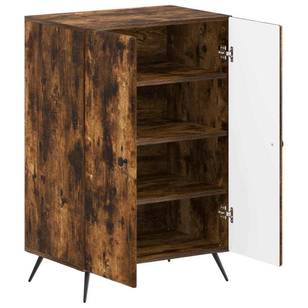 Mobile per scarpe BREDA 59,5 x 39,5 x 90 cm Rovere Fumo 897530