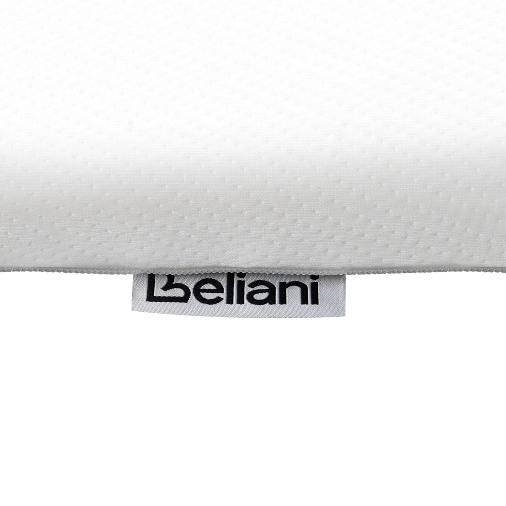 Coprimaterasso in schiuma bianca 90 x 200 cm morbido comfort