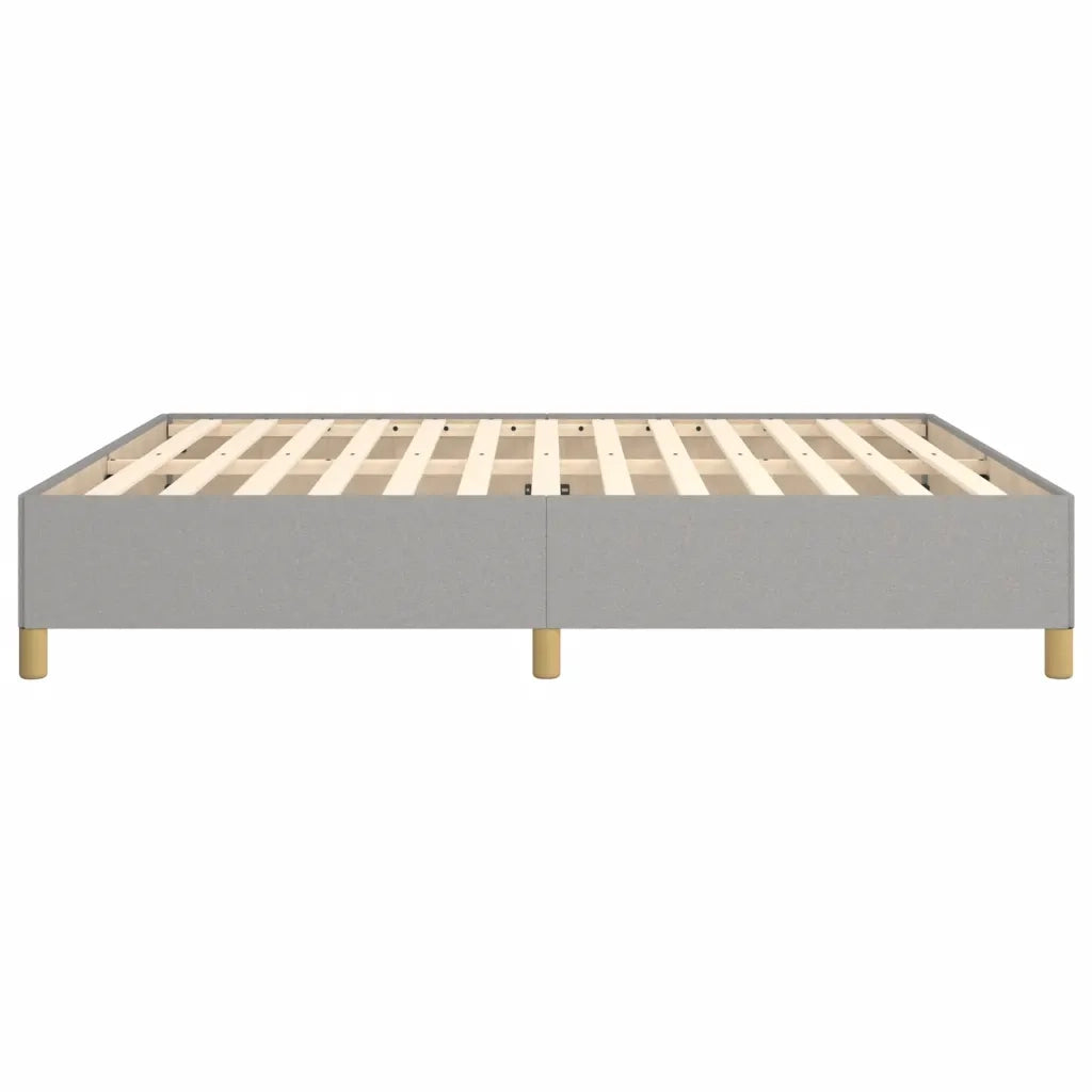 Struttura Letto a Rete a Molle Grigio Chiaro 160x200 cm Tessuto 3120969