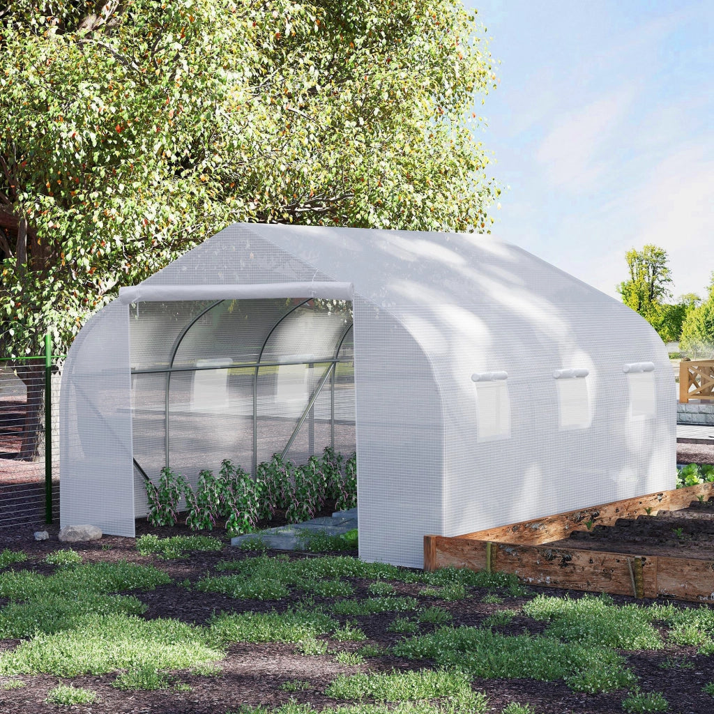 Tunnel per giardino ¨C zephmum ¨C bianco 350x300x200 cm