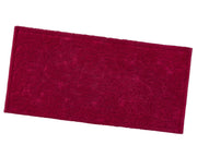 Tappeto Morbido Cotone 63x140 cm Scendiletto Bagno Camera Assorbente Antiscivolo Bordeaux