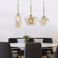 Lampada Da Soffitto Di Vetro APP439-1CP Amber