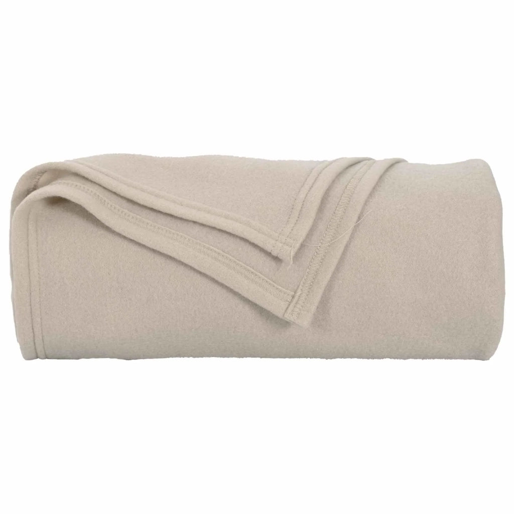 Coperte da Pile 6 pcs Beige 170 x 130 cm Panno 42017045