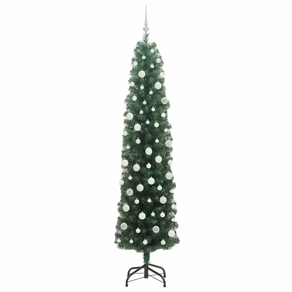 Albero di Natale artificiale con 300 LED Verde 210 cm 3394959