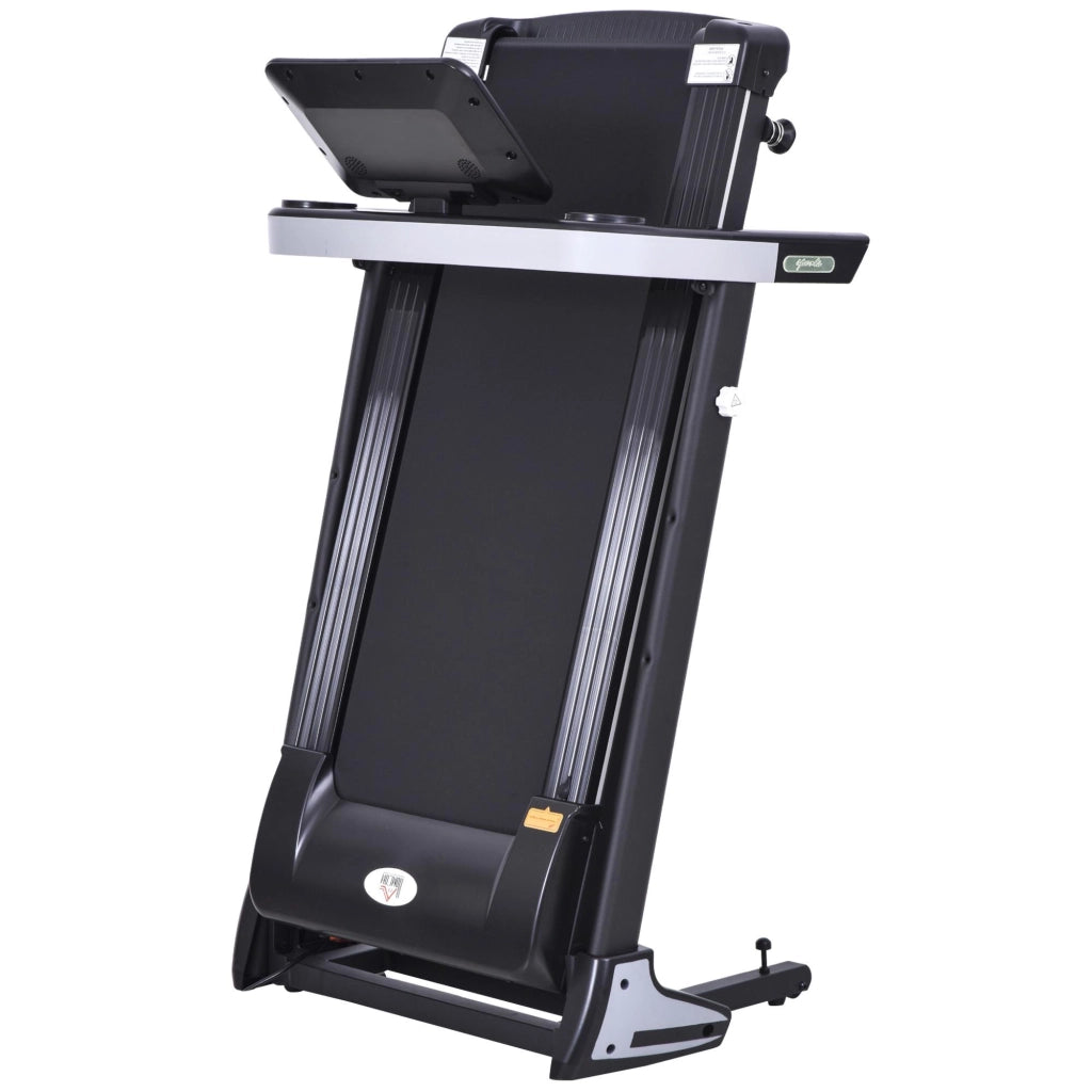 Tapis Roulant Elettrico Pieghevole 500W con Schermo LCD  Nero