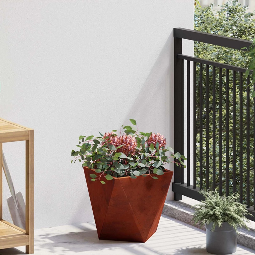 Fioriera | Cassetta per fiori | Vaso Ruggine 30 x 30 x 30 cm