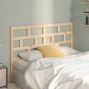 Testiera per Letto 146x4x100 cm in Legno Massello di Pino 814194