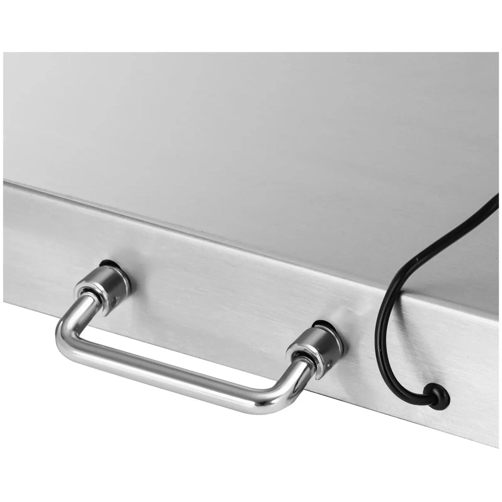 Bilancia da pavimento professionale 500 kg / 100 g 1000 x 500 mm LCD acciaio 14_0008319