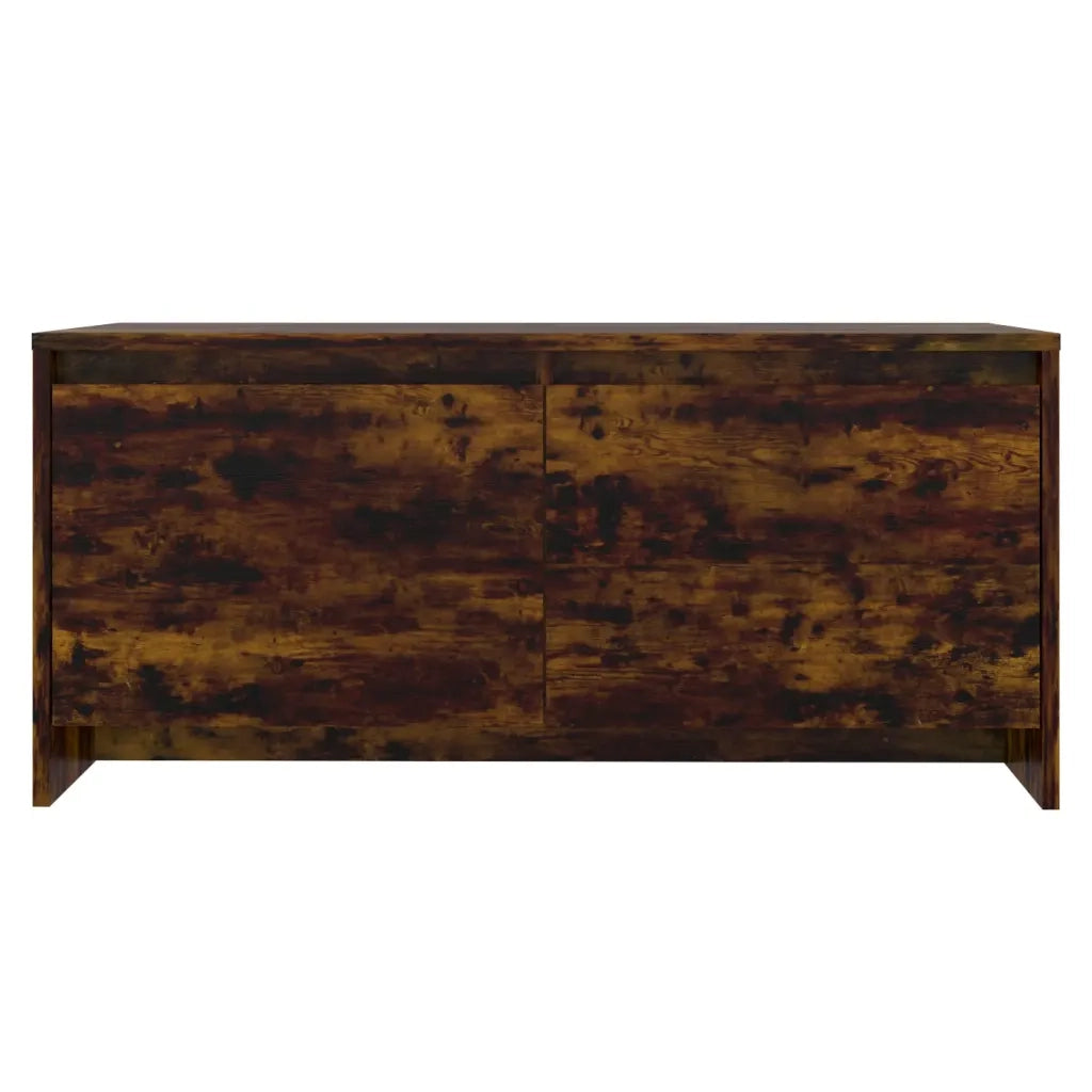 Tavolino da Salotto Rovere Fumo 90x50x41,5 cm in Truciolato 813029
