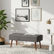 Falcon, Panca Peso Supportato 130 kg, 105x40x49h cm Marrone Noce