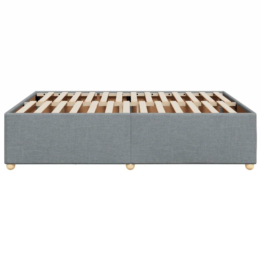Giroletto senza Materasso Grigio Chiaro 160x200 cm Tessuto 3284743