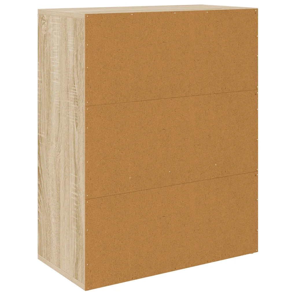 Credenza Rovere Sonoma 60x30x75 cm in Truciolato cod mxl 14795