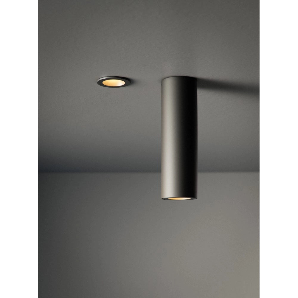Nano Pulsar R Recessed - Faretto da incasso per interni 3.5W Fascio 30° Nero Opaco Punto luce piccolo 35mm 3000K - Beneito & Faure