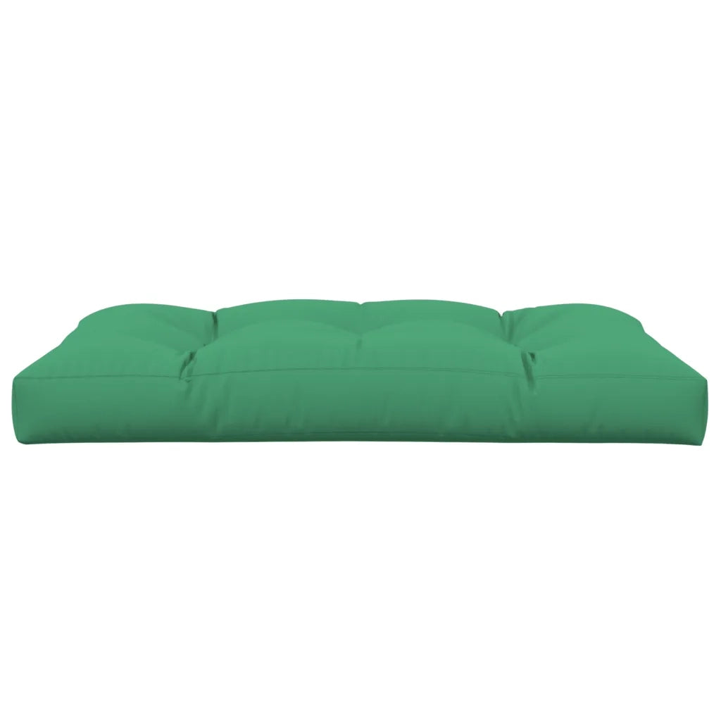 Cuscino per Pallet Verde 120x80x12 cm in Tessuto