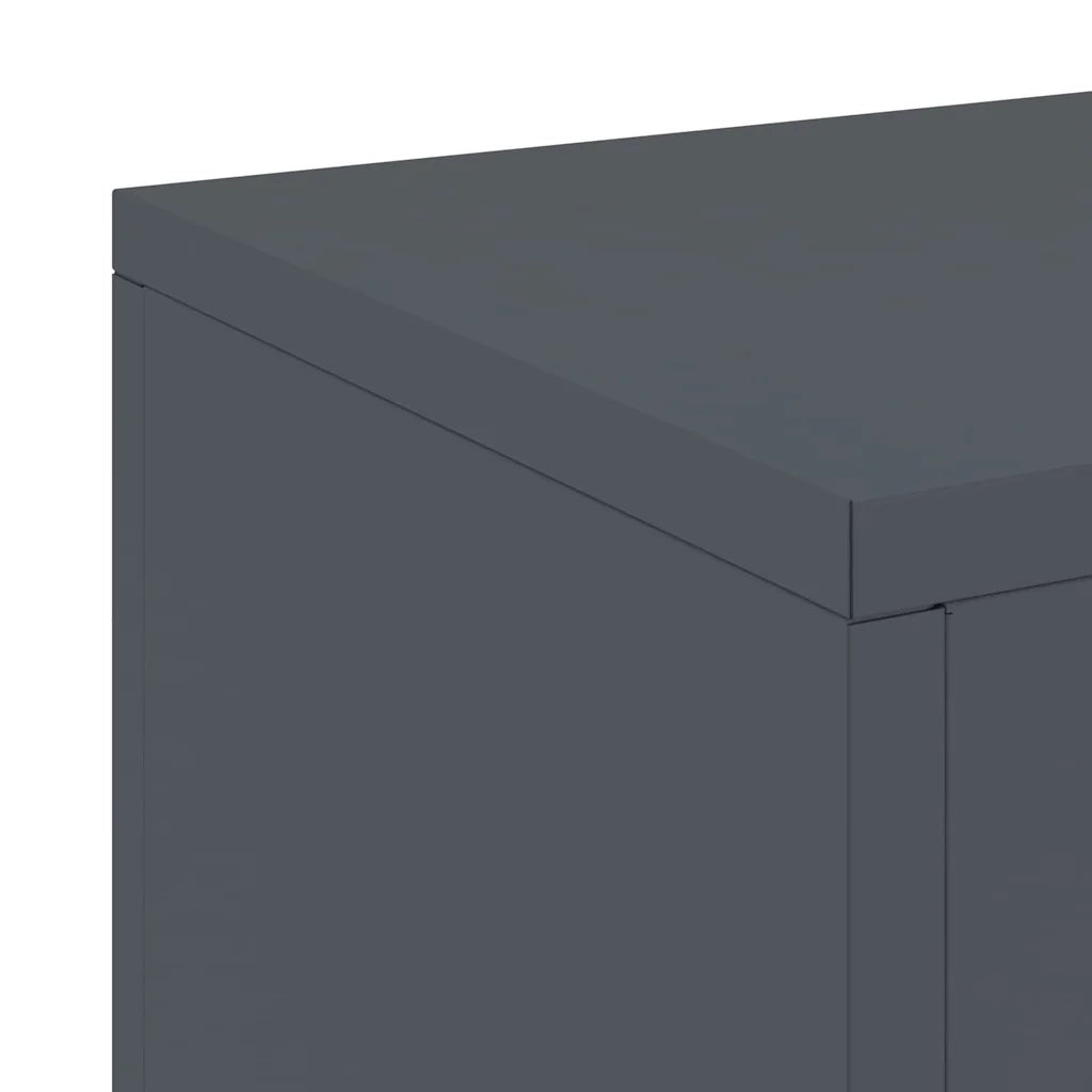 Supporto per piante 2 pcs Antracite 24 x 24 x 35 cm Acciaio 865808