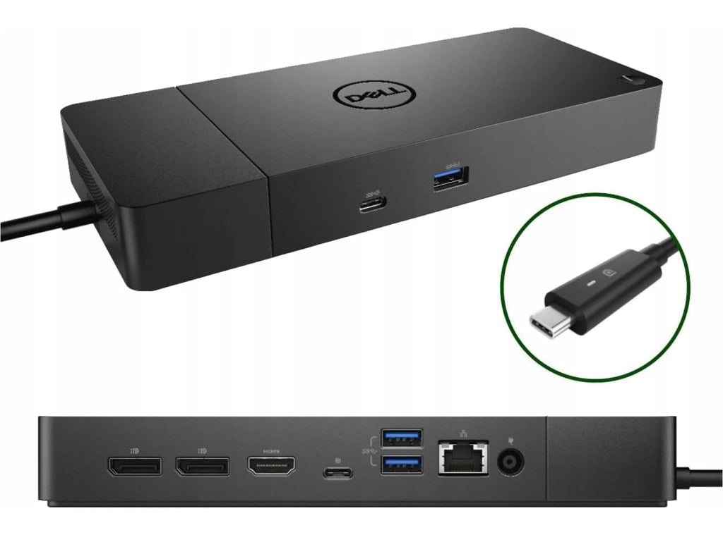 Docking Station Dell WD19S K20A001 USB-C HDMI 2xDisplayPort con Alimentatore 130W e Cavo - Ex Esposizione