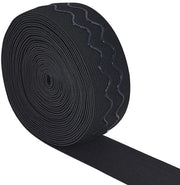 Nastro Antiscivolo in Silicone 36 mm Largo - 6 Yard/5,5 m - Design a Ghiaccio/Straight - Adatto per Intimo/Bikini - Duraturo e Solido - Nastro per Tessitura