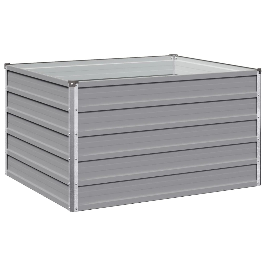 Letto rialzato da giardino Grigio 100 x 80 x 55 cm 8006387