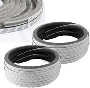 Afdichting per spazzola autoadesiva - 9 mm x 15 mm - afdichting per finestra - afdichting per porta - afdichting per finestra - 20 m