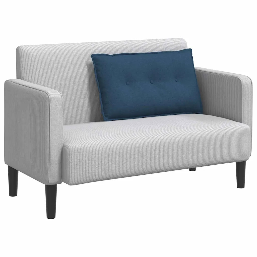 Cuscino per Schiena | Cuscino dorsale Blu 80 x 19 x 50 cm Tessuto