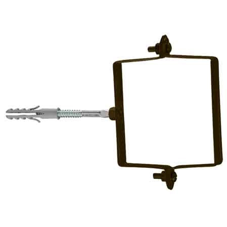 COLLARE PER PLUVIALE QUADRO PREVERNICIATO 80x80 mm - 2 pezzi