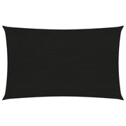 Vela ombreggiante 160 g/m² nera 2,5 x 4,5 m HDPE 02_0009186
