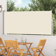 Tenda da Sole Laterale Retrattile 117x314 cm Crema 45360