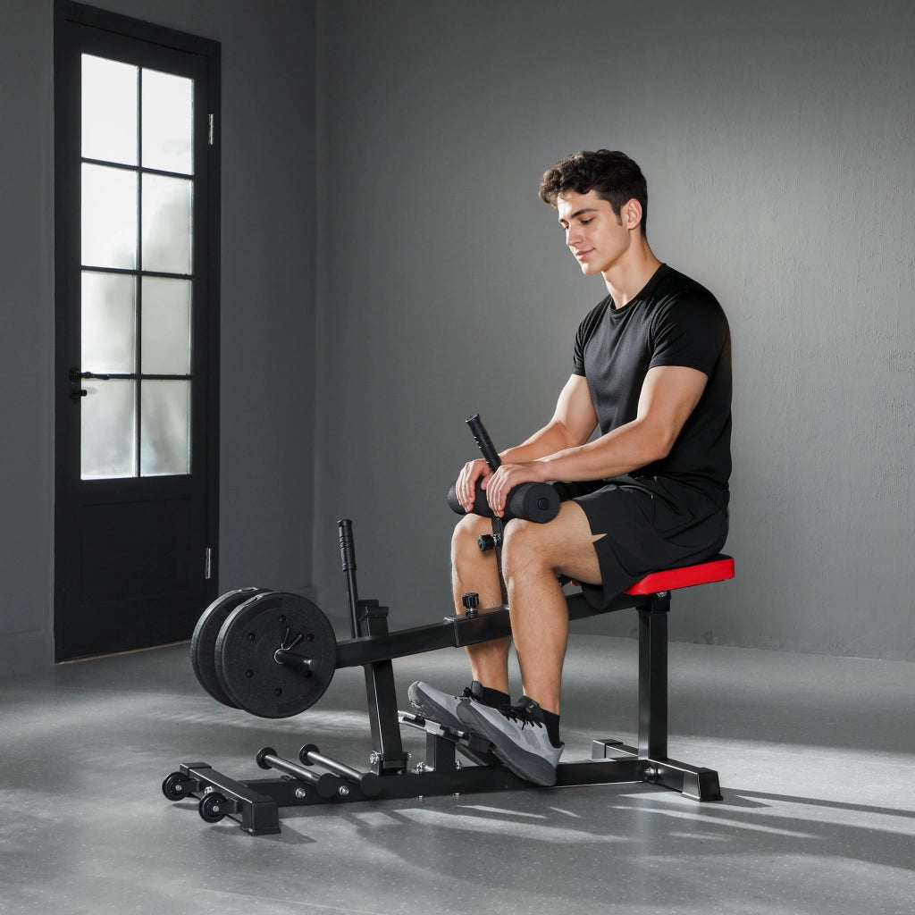Panchetta per Gambe ¨C zephmum ¨C Acciaio, Nero, con Ruote