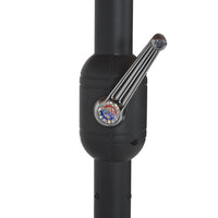 Ombrellone da Esterni con Palo in Alluminio 460x270 cm Verde