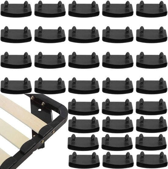 Accessori di connessione per piattaforme in legno - 54 mm - 30 pezzi - Materiali in polietilene resistente alla corrosione - Corrispondenti a piattaforme in legno - Dimensioni 54 mm - Confezione da 30 pezzi.