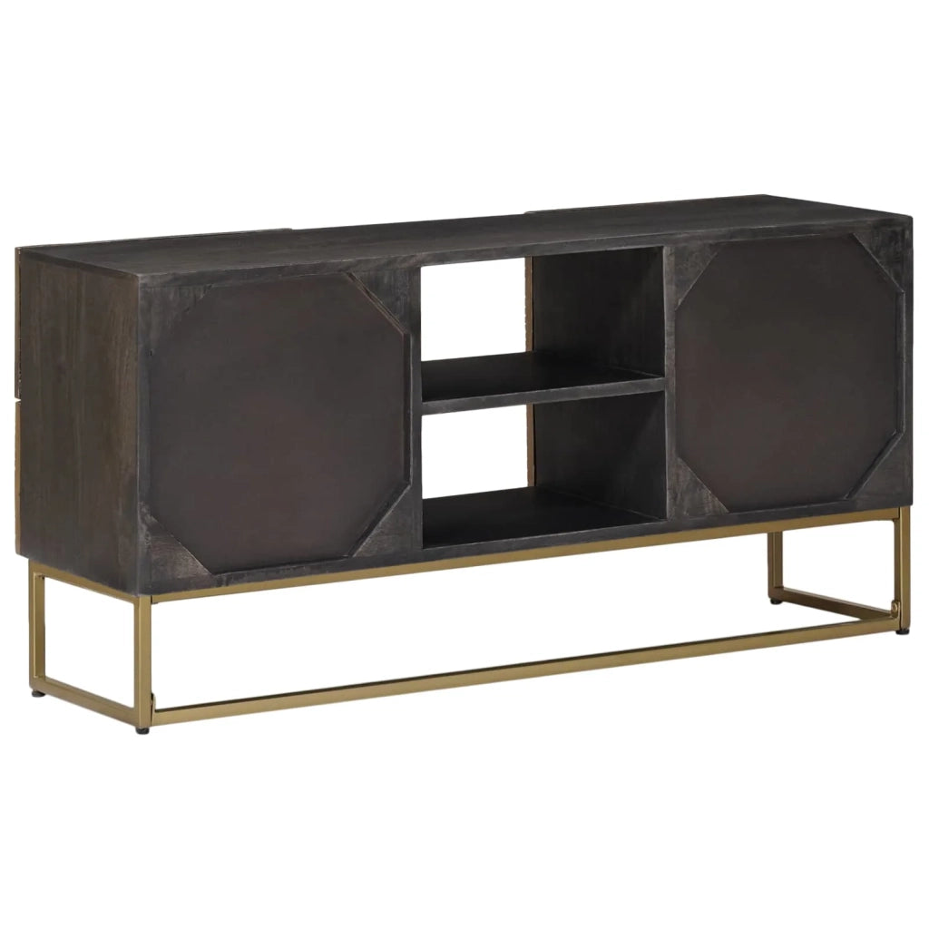 Mobile TV con cassetto con lo scaffale Ottone 105 x 30 x 50 cm 42020076
