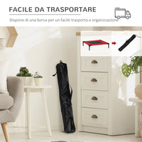 Brandina per Cani e Gatti 76x61x18 cm in Tessuto Oxford Rosso