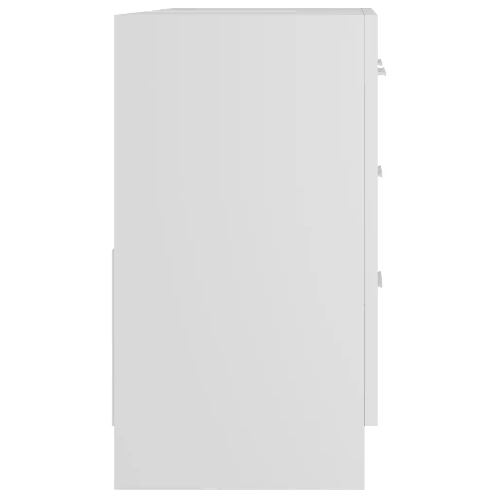 Mobile Sottolavabo Bianco 63x30x54 cm in Multistrato