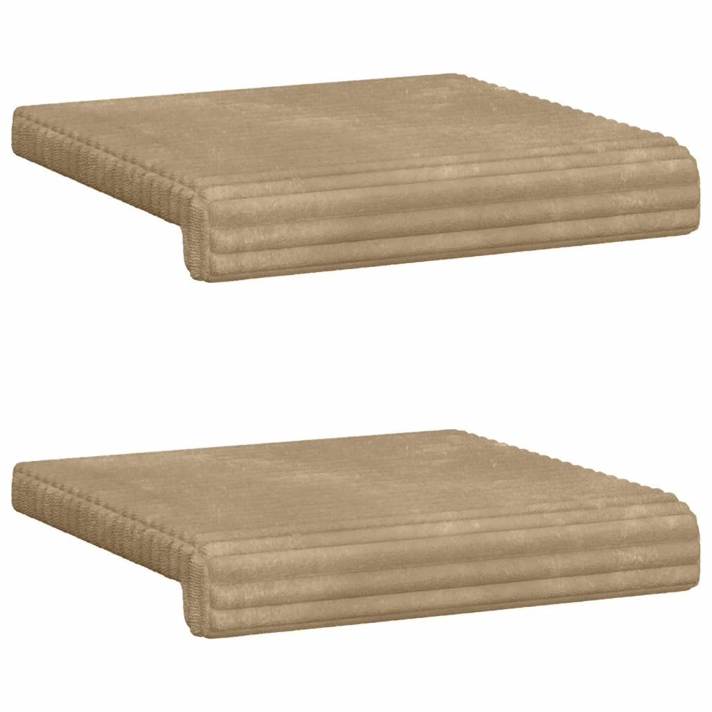 Cuscino per panchina 2 pcs Corduroy Morbido Tortora 42043071