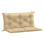 Cuscini Panca Giardino 2 pz | Cuscini per sedie Beige M¨¦lange 100x50x7cm Tessuto
