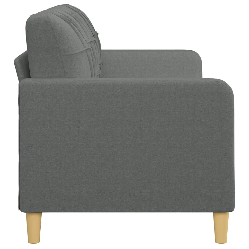 Divano a 3 Posti Grigio Chiaro 180 cm in Tessuto 359100
