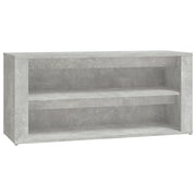 Scarpiera | Mobile per scarpe Grigio Cemento 100x35x45 cm in Legno Multistrato