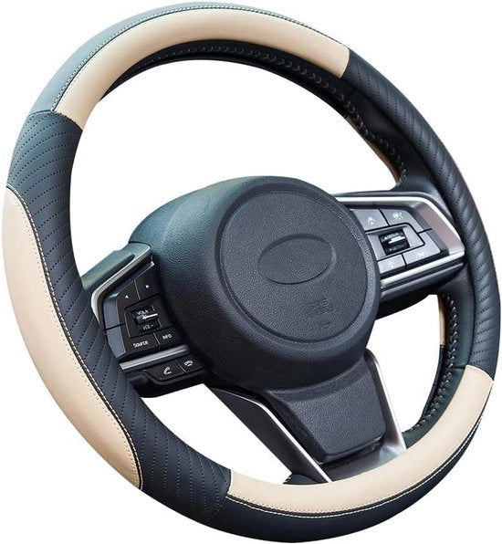 Stiratore per auto - stiratore in pelle, stiratore in microfibra universale misura 37-38 cm, morbido, antiscivolo, respirante, beige