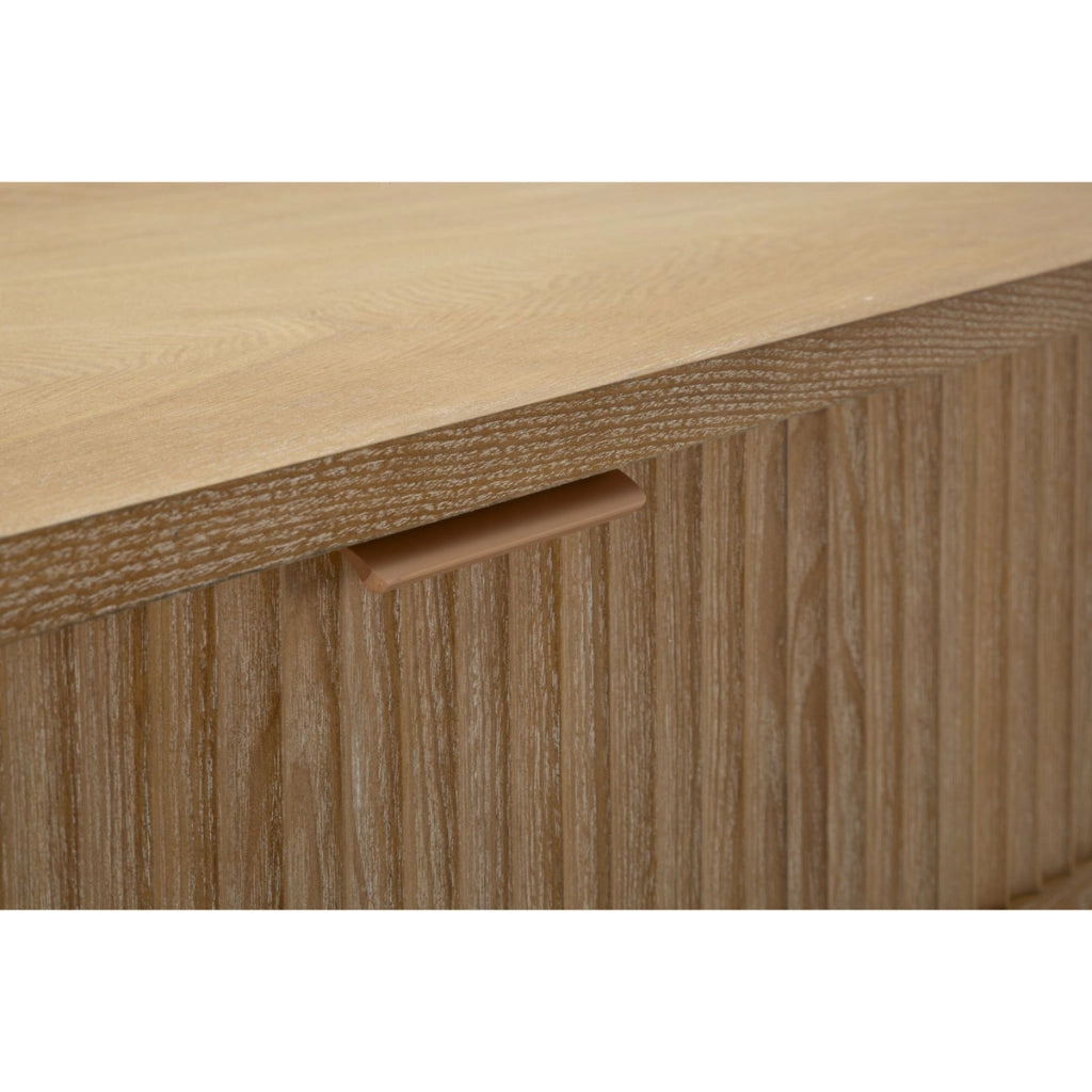 Tavolo Consolle VKH758, Marrone, Legno, 110x40x80 cm