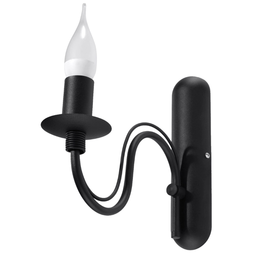 Applique PALADA Pure Lume nera metallo 1xE14 40W IP20
