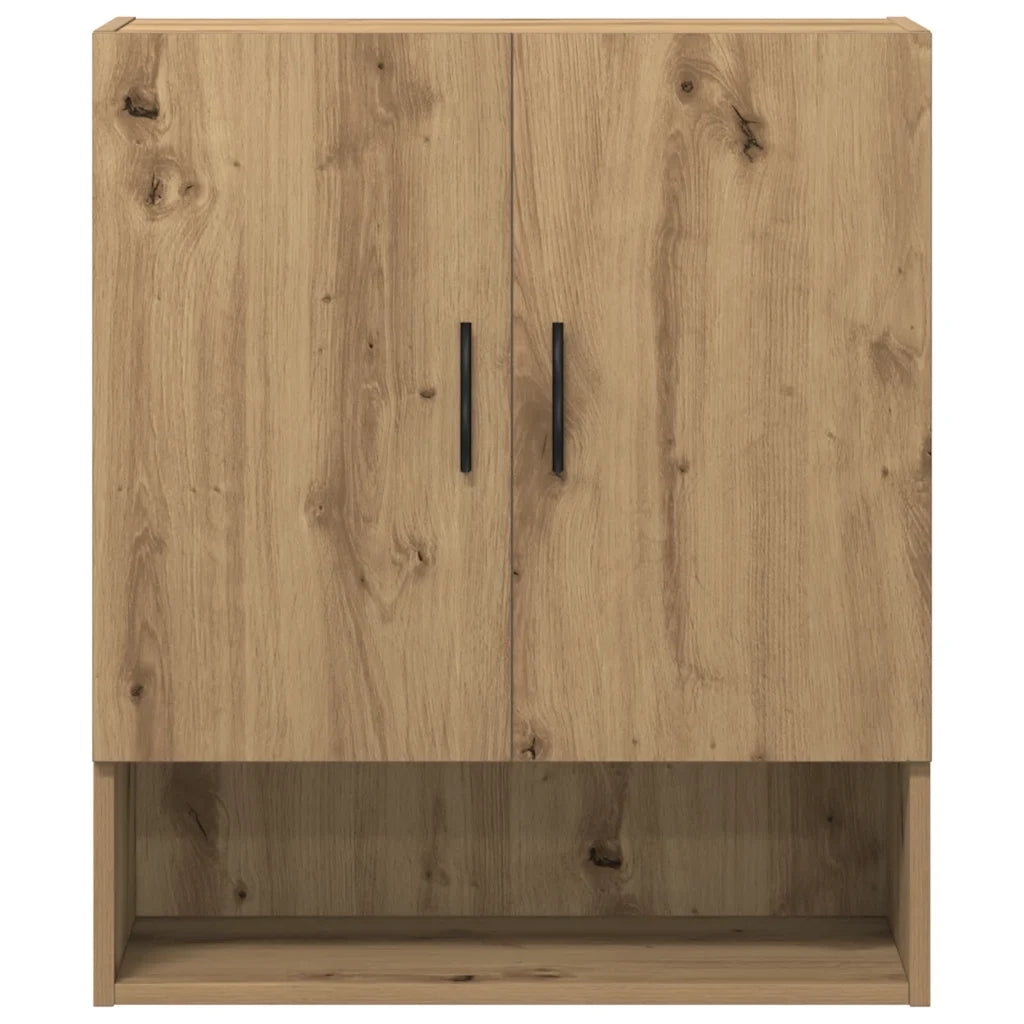 Armadietto a Muro Rovere Artigianale 60x31x70 cm in Truciolato
