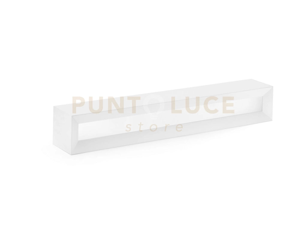 HERMIONE Applique da Parete  3 Luci attacco G9 in gesso bianco h75x525mm