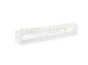 HERMIONE Applique da Parete  3 Luci attacco G9 in gesso bianco h75x525mm