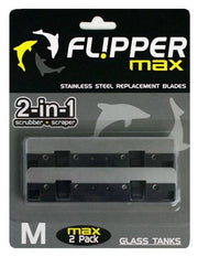 Flipper ricambio lamette in acciaio per Max Scraper - 2pz