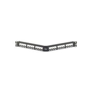 Pann.1u angol.per 24 rj45s nero - CPA24BLY