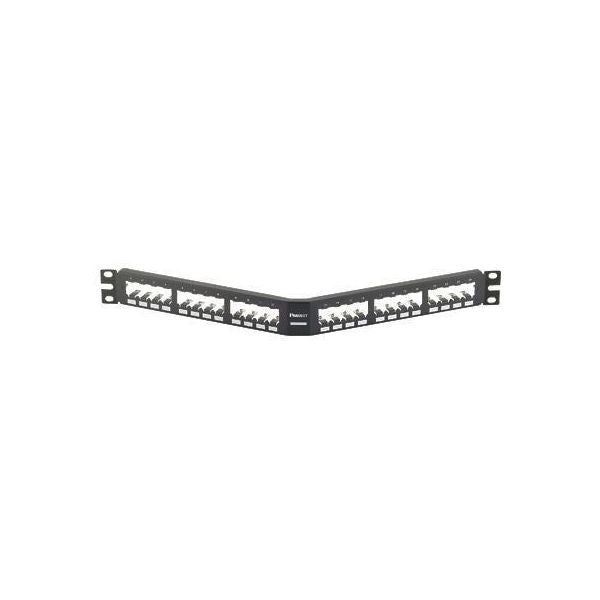 Pann.1u angol.per 24 rj45s nero - CPA24BLY
